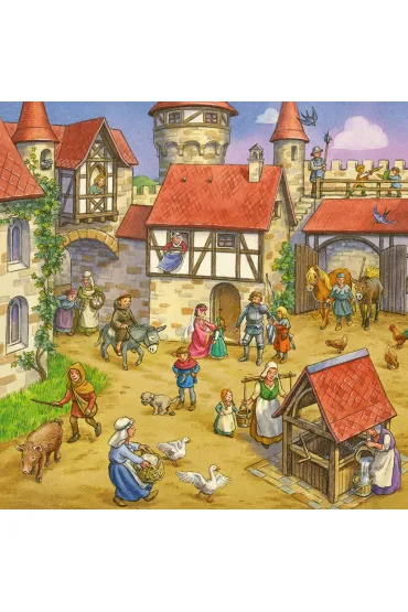 Puzzle 3x49 el. Rycerze Ravensburger