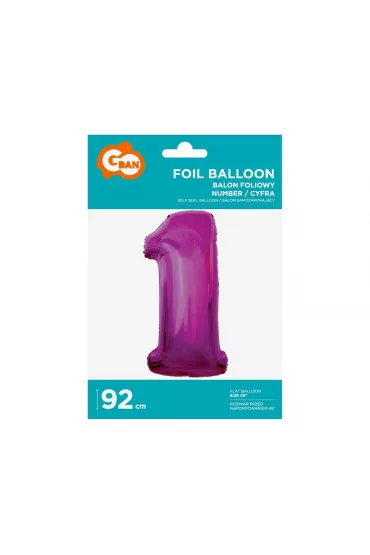 Godan Balon cyfra 1 85cm