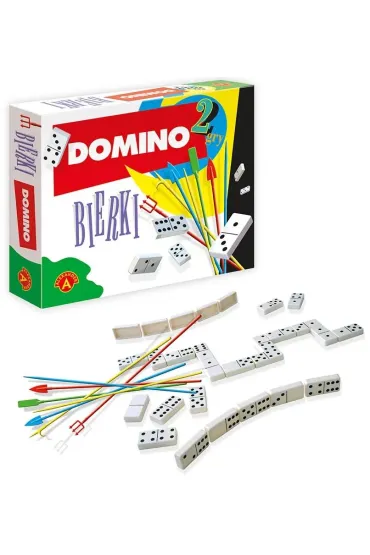 Gry 2w1 Domino, bierki Alexander