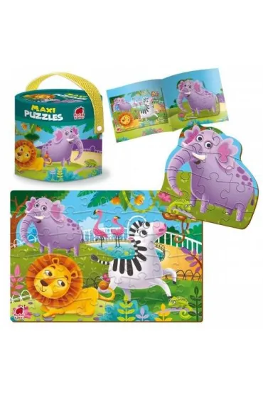Puzzle maxi 2w1 (11+48 el.) Zoo Roter Kafer