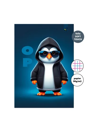 EV-Corp Zeszyt A4 32k.w kratk� kolor Op 90g