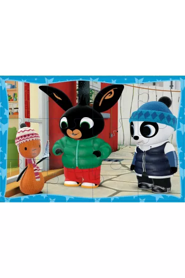 Puzzle 2x12 el. Super Maxi. W szkole Bing Lisciani