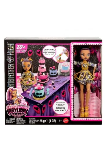 Monster High. Straszys�odkie urodziny Tort i lalka Mattel