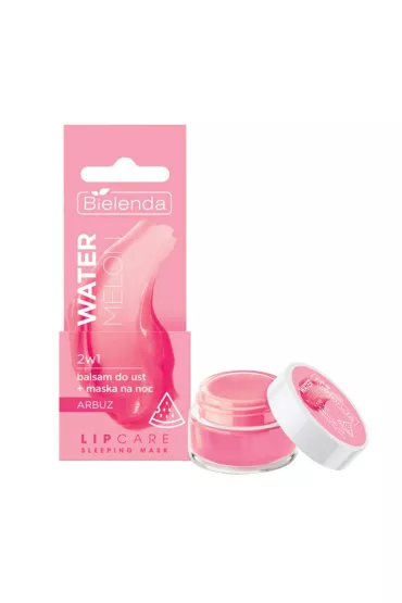 Bielenda Lip Care Sleeping Mask 2w1 balsam do ust + maska do twarzy Arbuz 10 g