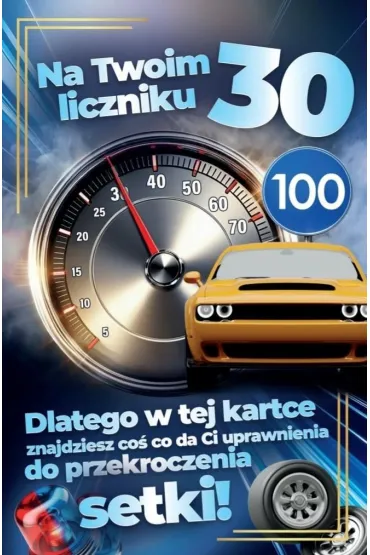 Yeku Karnet Prawo Jazdy 30 urodziny m�skie