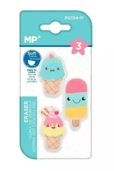 Mp Main Paper Gumka do �cierania Lody 3 szt