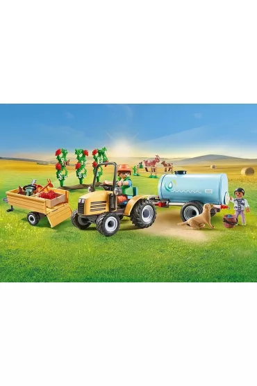Country Traktor z przyczep� i zbiornikiem na wod� 71442