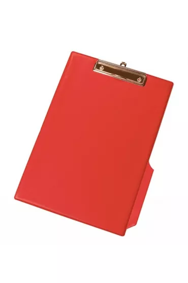 Q-connect Clipboard A4 PCV z klipsem czerwony