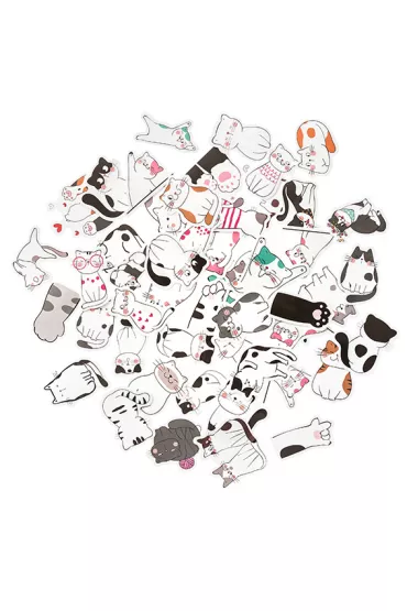 Dalprint Naklejki winylowe koty 4-5cm