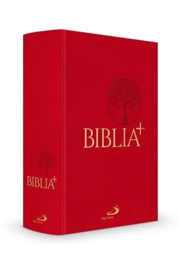 Biblia Plus p��tno czerwona