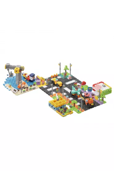 Mini Waffle City Klocki konstrukcyjne Mini Waffle 148 element�w City Pokaz Lotniczy MARIOINEX 904237
