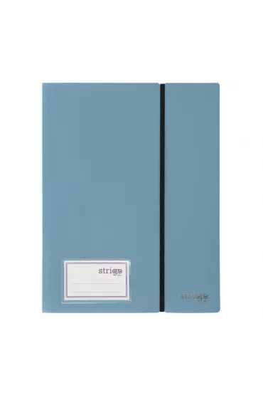 Album ofertowy A4 30kosz. z gumk� szaronieb STRIGO