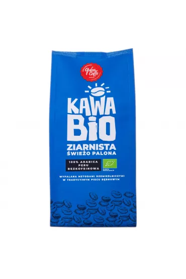 Quba Caffe Kawa ziarnista bezkofeinowa 100% Arabica z Peru 1 kg Bio