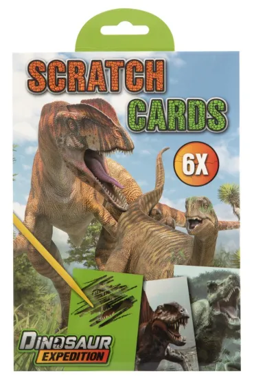Wydrapywanka Dino 6 kartek