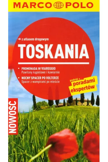 Toskania Przewodnik Marco Polo + atlas drogowy - Campetti Christiane Buld