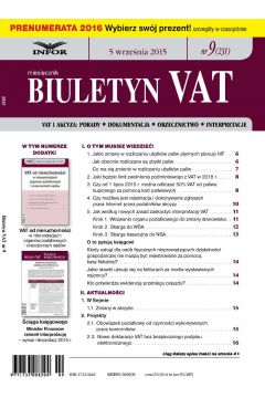 ePrasa Biuletyn VAT 9/2015