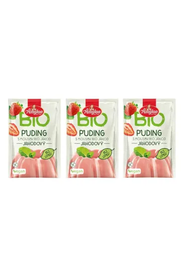 Amylon Budy� truskawkowy bezglutenowy Zestaw 3 x 40 g Bio