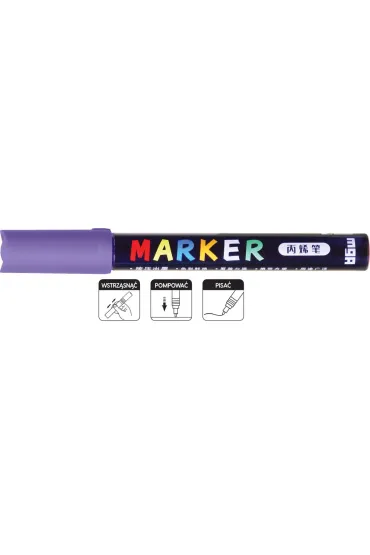 M&G Marker akrylowy 1-2 mm, fioletowy