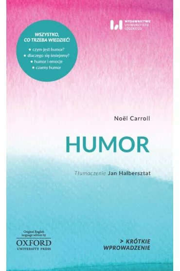 Humor. Kr�tkie Wprowadzenie 12 - Noel Carroll