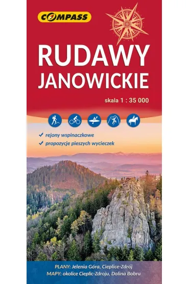 Rudawy Janowickie mapa skala 1 : 35 000
