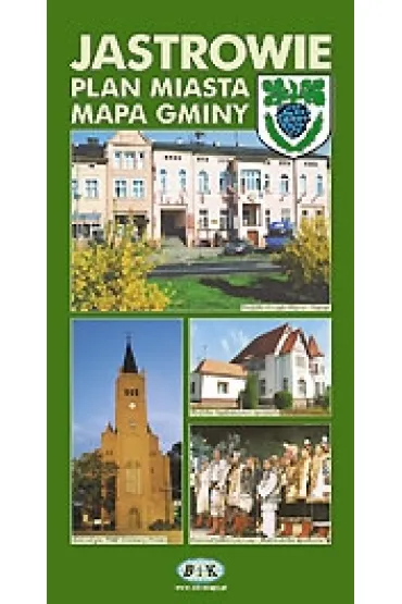 Plan miasta z map� gminy Jastrowie 1:10 000