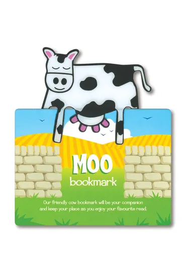 If Zwierz�ca zak�adka do ksi��ki - Moo - Krowa