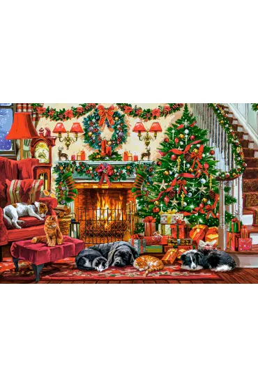 Puzzle 500 el. Cozy Fireplace Castorland