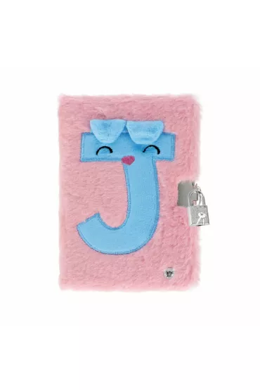 Pami�tnik pluszowy zamykany Pink  J  �wiec�cy  STARPAK 526050