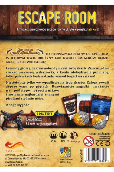 Escape Room. Skarb Czarnobrodego - Martino Chiacchiera, Silvano Sorrentino
