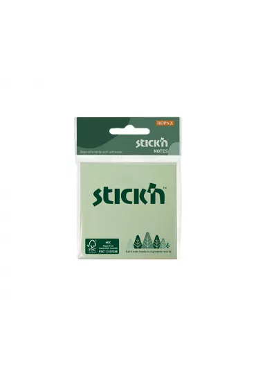 Stickn Notes samoprzylepny pastel 76x76mm 50 kartek
