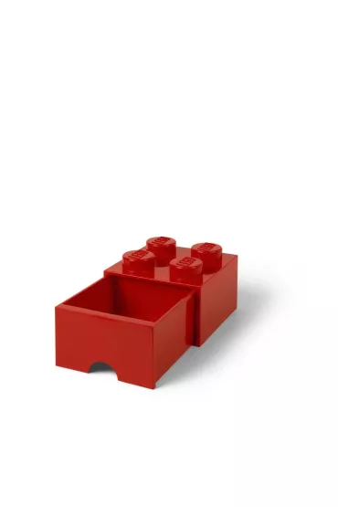 Szuflada klocek LEGO Brick 4 Czerwona