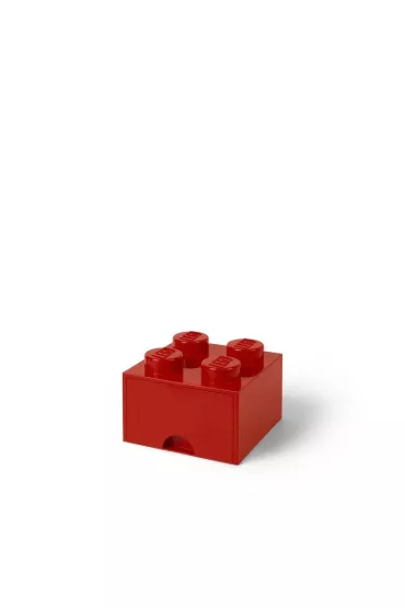 Szuflada klocek LEGO Brick 4 Czerwona