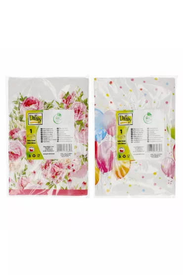 Polparty Obrus papierowy Daisy 120x180 cm