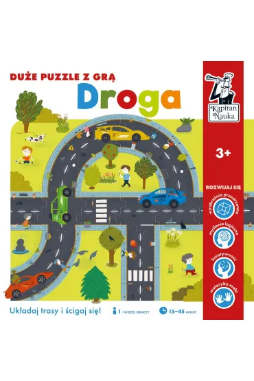 Du�e puzzle z gr�. Kapitan Nauka. Droga Edgard