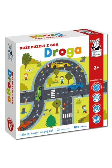 Du�e puzzle z gr�. Kapitan Nauka. Droga Edgard