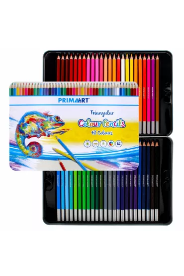 Prima Art Kredki o��wkowe tr�jk�tne 48 szt.