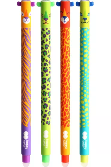 Happy Color D�ugopis wymazywalny Uszaki Wild, 0.5mm, niebieski 0.5 mm