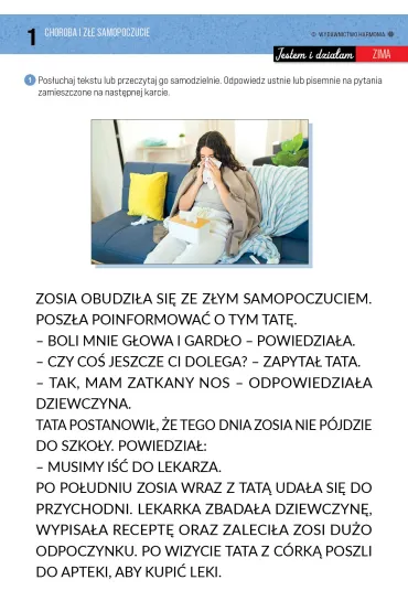 Jestem i dzia�am Zima Materia�y dla uczni�w z niepe�nosprawno�ci� intelektualn� - Weronika  Ziemak