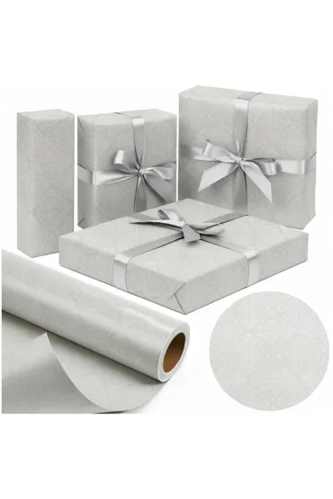 PaperHit Papier ozdobny Srebrny Li�� X-Strong 57cmx25m