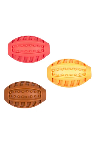 Tullo Pi�ka rugby z kolcami piszcz�ca 10cm