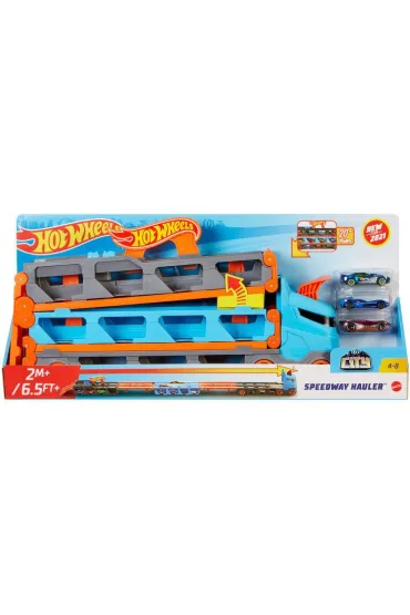 Hot Wheels City Wycigowy transporter 2w1 GVG37 Mattel