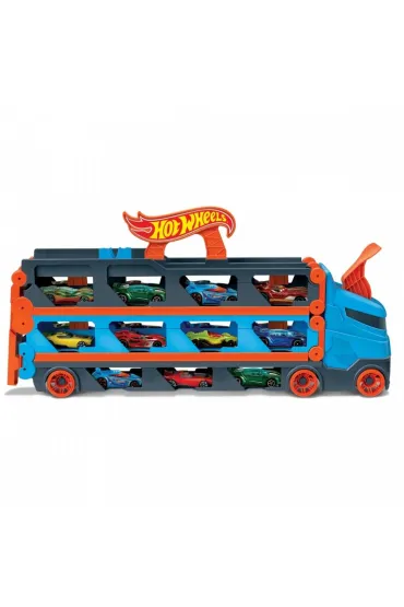 Hot Wheels. City Wy�cigowy transporter 2w1 GVG37 Mattel