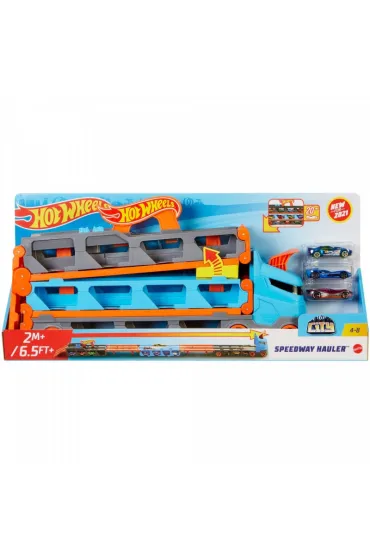 Hot Wheels City Wycigowy transporter 2w1 GVG37 Mattel