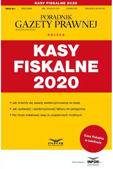eBook Kasy fiskalne 2020 pdf