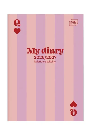 Interdruk Kalendarz szkolny 2026/27 B6 Pink Card