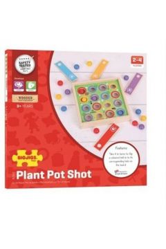 Plant Pot Shot Gra zrcznociowa Bigjigs Toys