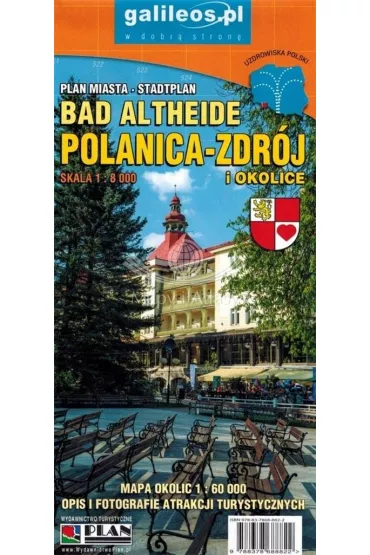 Mapa - Polanica Zdr�j i okolice 1:8 000