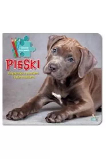 Pieski. Ksi��eczka z puzzlami i kolorowankami