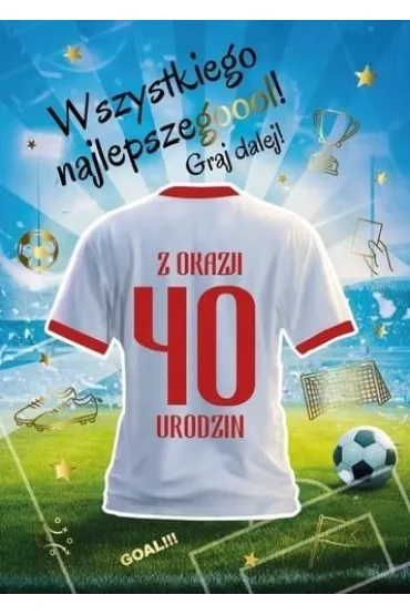 Armin Style KARNET URODZINY 40 B6 Z KOP AS GM-1342 FOL