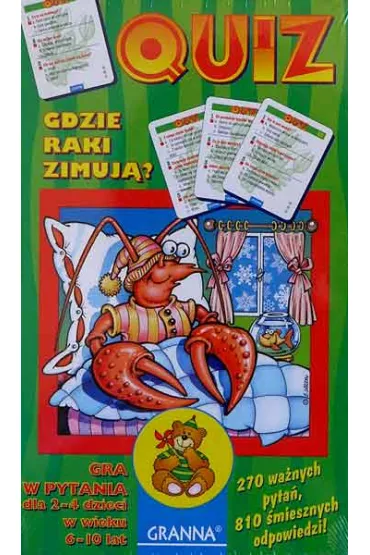Quiz. Gdzie raki zimuj�?